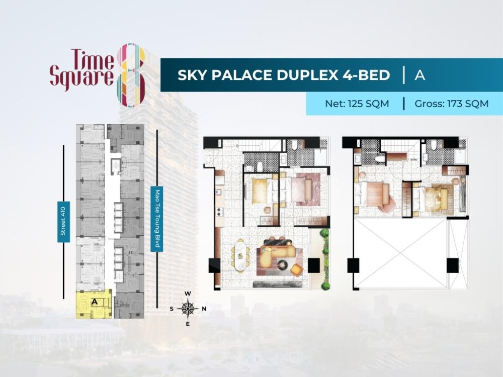Time Square 8 floor plan 9 Time Square 8 floor plan 9