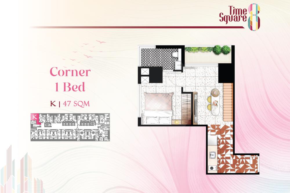 Time Square 8 floor plan 15 Time Square 8 floor plan 15
