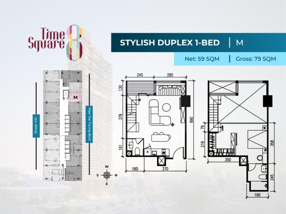 Time Square 8 floor plan 13 Time Square 8 floor plan 13
