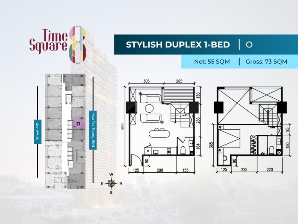 Time Square 8 floor plan 18 Time Square 8 floor plan 18