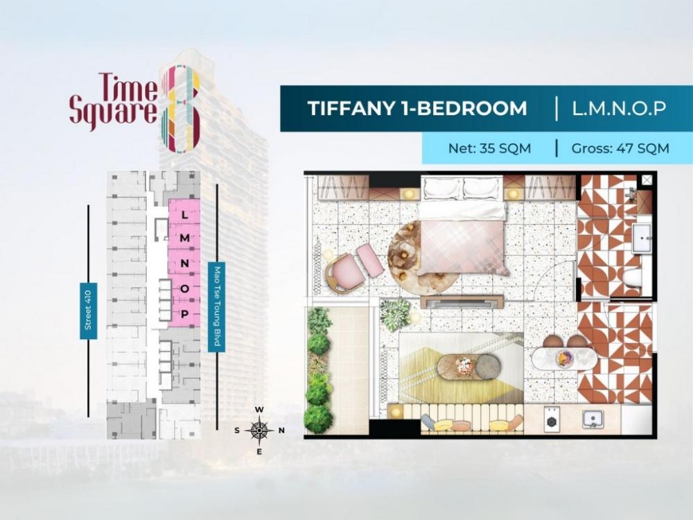 Time Square 8 floor plan 28 Time Square 8 floor plan 28