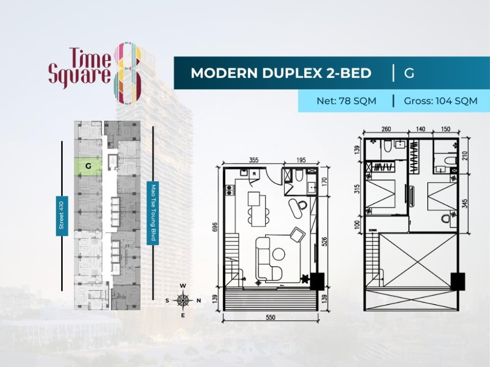 Time Square 8 floor plan 42 Time Square 8 floor plan 42