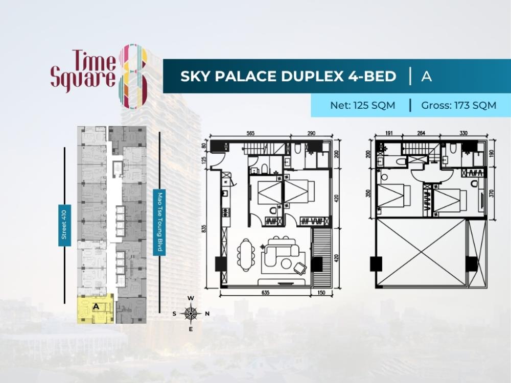 Time Square 8 floor plan 54 Time Square 8 floor plan 54