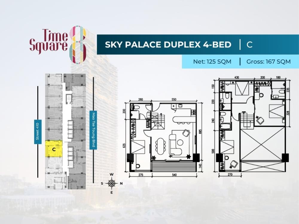 Time Square 8 floor plan 53 Time Square 8 floor plan 53