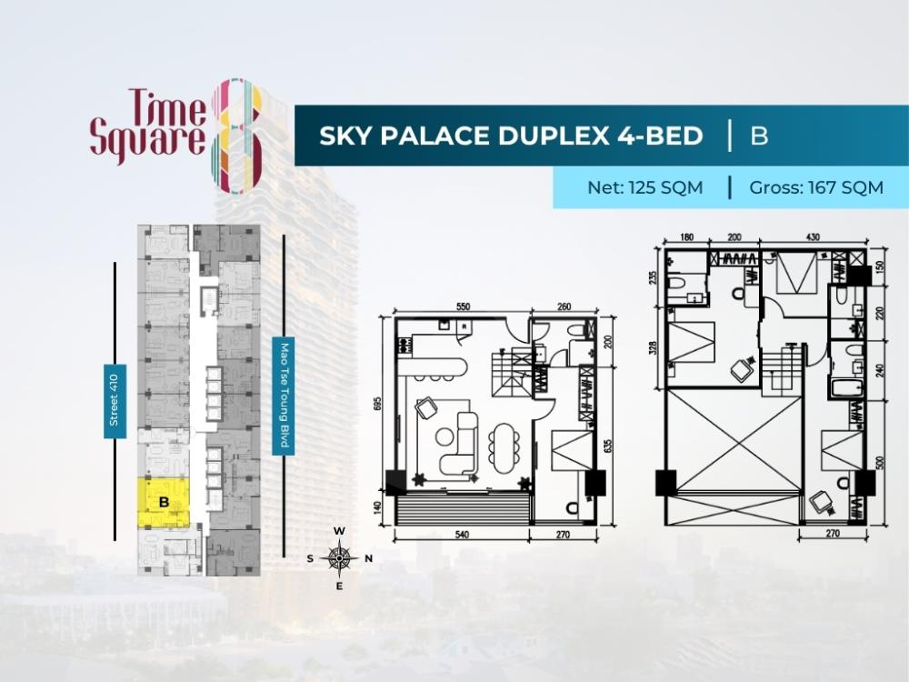 Time Square 8 floor plan 55 Time Square 8 floor plan 55