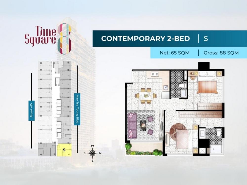 Time Square 8 floor plan 26 Time Square 8 floor plan 26