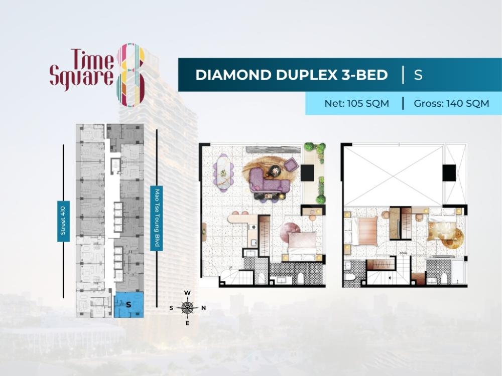 Time Square 8 floor plan 32 Time Square 8 floor plan 32
