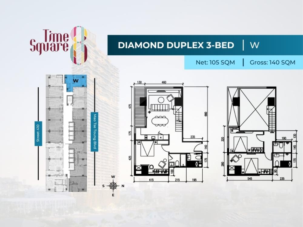 Time Square 8 floor plan 34 Time Square 8 floor plan 34
