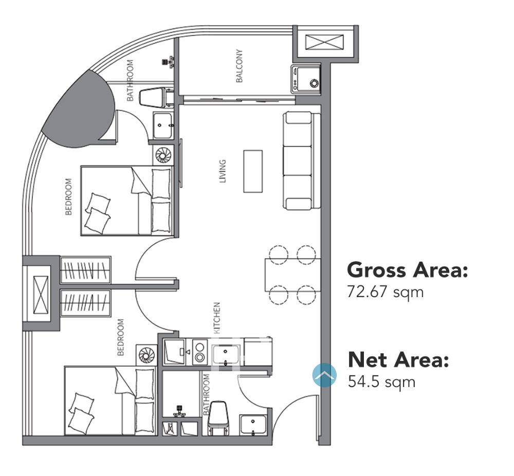 Le Condé BKK1 floor plan 2