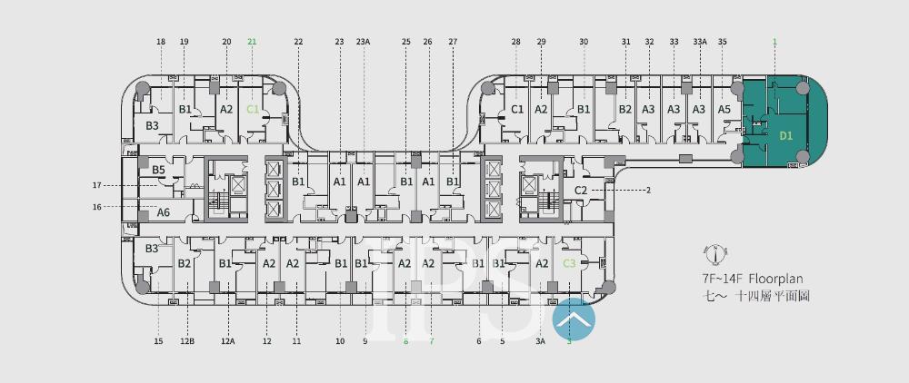 Le Condé BKK1 floor plan