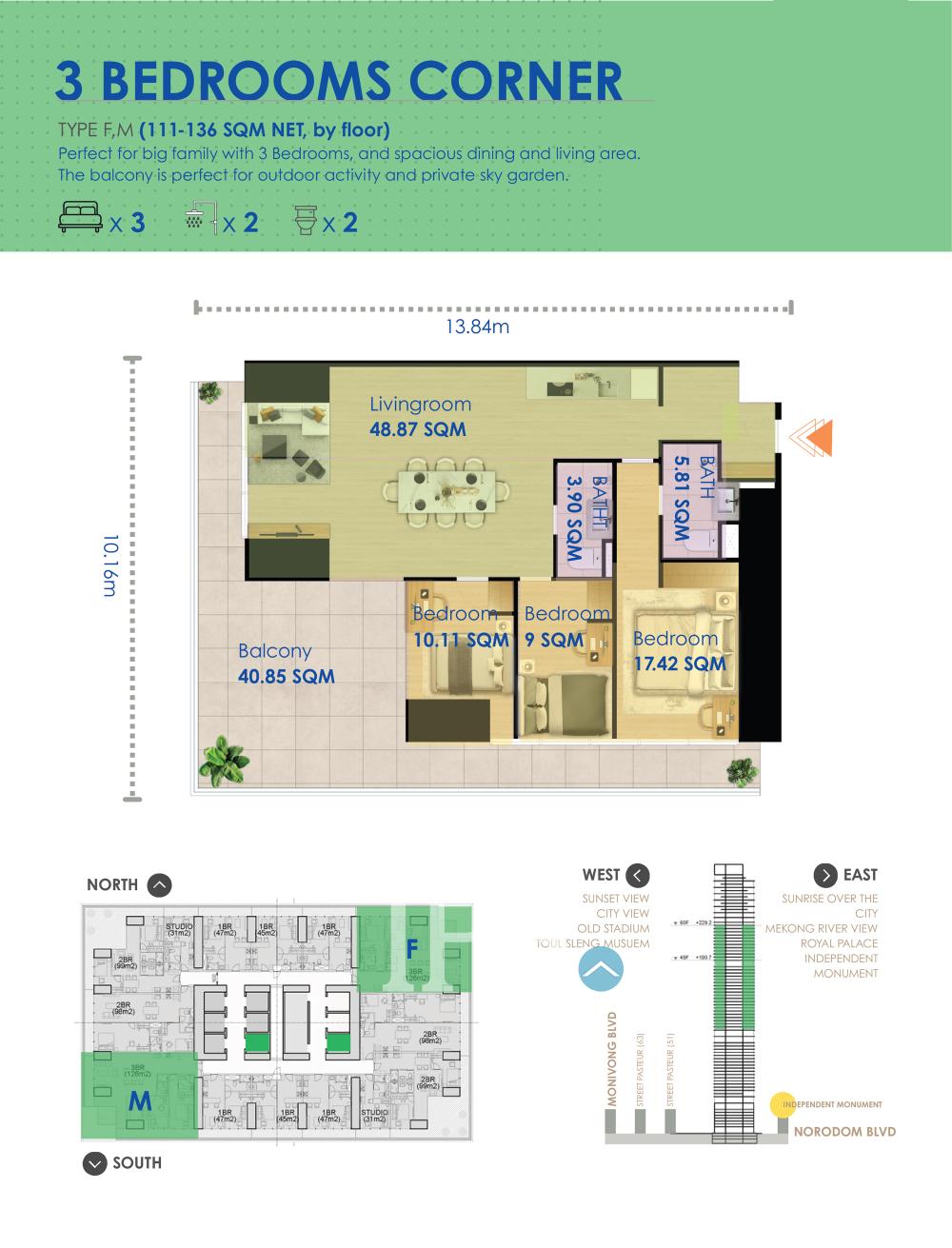 G.A.T.O Tower floor plan 3